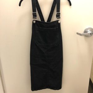 Topshop Overall Mini Dress